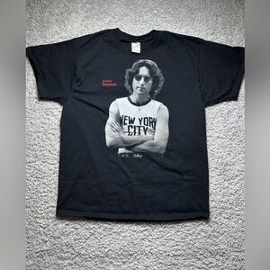 Vintage John Lennon Shirt Extra Large Crewneck Tee New York City 90s Bob Gruen